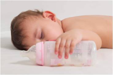Image result for child with bottle